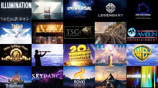 25 of the Best Movie Studio Logo Intros20thUniversalSonyWarner BrosDisney [upl. by Eiramanig]