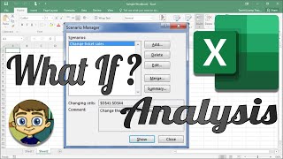 Excel WhatIf Analysis with Scenario Manager and Goal Seek [upl. by Wonacott61]