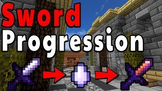 Hypixel Skyblock Sword Progression [upl. by Awad984]