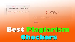 Top 5 Best Plagiarism Checkers 2024  Accurate amp Free Tools Reviewed [upl. by Ballman]