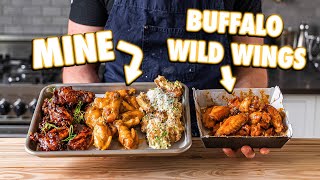 Making Buffalo Wild Wings And Sauces At Home  But Better [upl. by Londoner262]