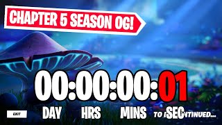 FORTNITE CHAPTER 5 SEASON OG COUNTDOWN LIVE🔴 247  Fortnite Event Countdown [upl. by Grewitz]