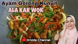 Suami masak ayam goreng kunyit ala Kak Wok [upl. by Burtie]