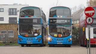 Ensignbus on rail replacement work in Barking on 28th Nov 2020 [upl. by Ennairod]