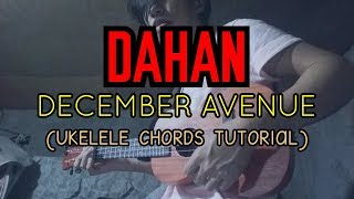 DAHAN  December Avenue Ukulele Chords Tutorial [upl. by Ihsar]