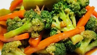 Super Quick Stir Fry Broccoli and Carrot Recipe  Broccoli Recipe [upl. by Notgnihsaw]