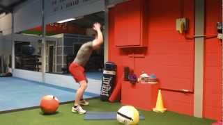 Slam Ball and Wall Ball Exercises From 247PT [upl. by Donielle]