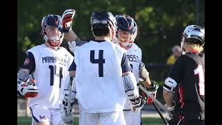 2022 Manhasset Lacrosse State Championship Run [upl. by Yraillih]