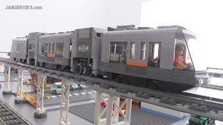 LEGO 4Wide narrow gauge PF RC train v21  Feb 26 2014 version [upl. by Ayouqes]