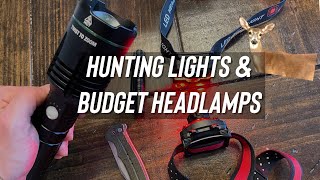 Budget Hunting Headlamps Review and other hunting lights [upl. by Acinonrev123]