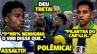 A ACUSAÇÃO GRAVE DE RODRYGO E VINI JR APÓS ENDRICK METER O LOCO NO EMPATE DA SELEÇÃO BRASILEIRA [upl. by Egwan]