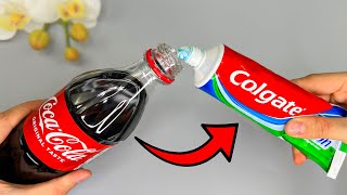 Mix Coca Cola with toothpaste and you will be amazed at the results😱💡 great trick [upl. by Engenia]