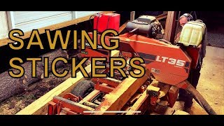 THIS SAWMILL CAN MAKE ABOUT ANYTHING YOU NEED SAWING STICKERS FOR WOOD STACKS [upl. by Johnathon]