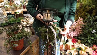 DIY  Windlicht für den Garten mit Mühlenbeckia [upl. by Haidabej]