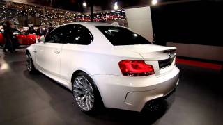 BMW 1M Coupe Alpine White at 2011 Geneva Motor Show [upl. by Ettenay]