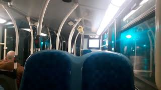 Short Journey on the Bus Route N250  Broad Green Avenue  Croydon Town CentreFairfield Halls [upl. by Lledrac773]