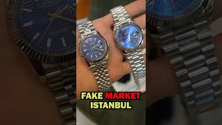 FAKE WATCH BARGAINING IN ISTANBUL FAKE MARKET 🇹🇷 fake market watch bargain istanbul turkey [upl. by Ottie]