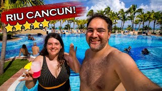 El famoso RIU hotel TODO INCLUIDO en CANCUN Vale lo que cuesta ✅ COMIDAS Y BEBIDAS ILIMITADAS [upl. by Aikemot604]