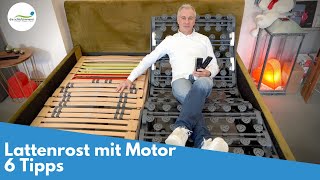 Lattenrost mit Motor  6 Tipps die du beachten solltest [upl. by Orsola]