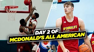 McDonald’s All American Day 2 Got PHYSICAL  Cooper Flagg Ace Bailey amp More [upl. by Odo628]