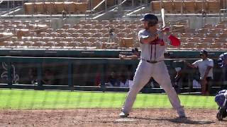 Braxton Davidson Atlanta Braves INF Prospect 2018 Arizona Fall League [upl. by Zuliram586]