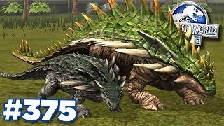 New Nodosaurus MAXED  Jurassic World  The Game  Ep375 HD [upl. by Cheston]