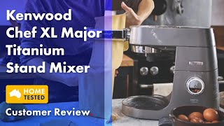 Katherine Reviews The Kenwood Chef XL Major Titanium Stand Mixer  The Good Guys [upl. by Oby]