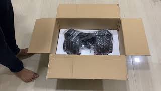 Unboxing FlexibellFlexnest adjustable dumbbell [upl. by Enitsyrk]