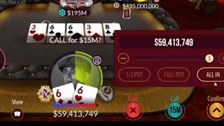 Zynga Poker  winning 400 million winning method is very rare and abnormal [upl. by Selia]