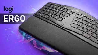 Logitech Ergo K860 Review  My First Ergonomic Keyboard [upl. by Ahsitahs707]