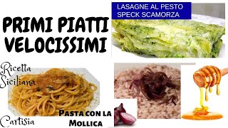 PASTA VELOCE DA NON PERDERE3 RICETTE FACILISSIME [upl. by Nitsirhc499]