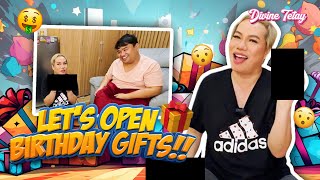 MAGBUKAS TAYO NG REGALO MGA KATETS  UNBOXING BIRTHDAY PRESENTS   DIVINE TETAY [upl. by Bigelow]