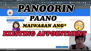 How To Avoid EXISTING APPOINTMENT sa DFA  Paano Bayaran Passport Appointment sa DFA Website  Gcash [upl. by Naujej]