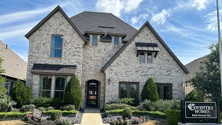 Coventry Homes Mineola Floorplan Model home in Argyle ISD The Ridge [upl. by Nuawed511]