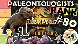 PANIC AT THE LYSTRO  Paleontologists rank LYSTROSAURUS in Jurassic World Evolution 2 [upl. by Lavine]