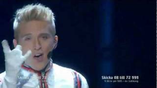 Danny Saucedo  Amazing Live in Melodifestivalen 2012 [upl. by Amaso479]