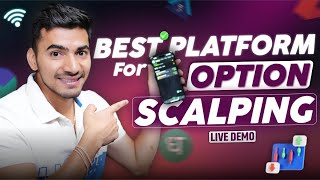 Best Option Trading Platform for Beginners  Best Scalping Broker  Live Trade Demo [upl. by Gensmer]