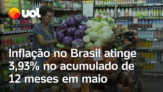 Inflação no Brasil sobe 046 em maio taxa anual volta a ganhar força após 7 meses confira [upl. by Suedama554]