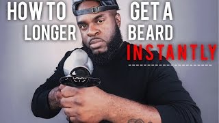 How To Get A Longer Beard Instantly  Mens Beard Care [upl. by Odlamur23]