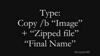 Simple Computer Tricks  How To Hide A File In An Image [upl. by Arrak915]