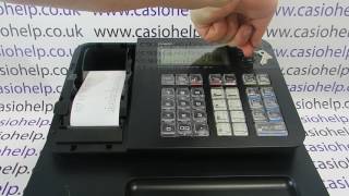 Paper Saving Mode Casio SEG1  SES700  SMT273  PCRT273 Cash Register [upl. by Qulllon]