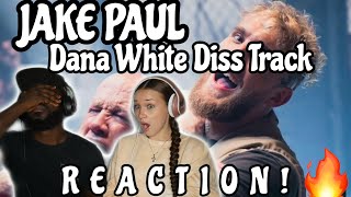 JAKE PAUL  DANA WHITE DISS TRACK Official Music Video REACTION [upl. by Anitnoc830]