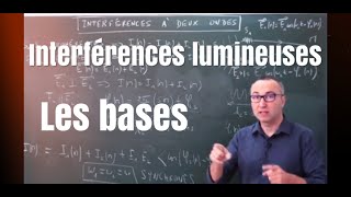 Interférences lumineuses à deux ondes  les bases 1 [upl. by Haag698]