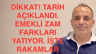 SON DAKİKA TARİHLER AÇIKLANDI EMEKLİYE ZAM FARKLARI YATIYOR İŞTE YENİ MAAŞLAR [upl. by Elleina]