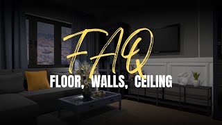 19 most popular tricks for Planner 5D floor walls ceiling sizing renders etc [upl. by Dielu547]