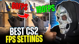 CS2 FPS BOOST GUIDE for HIGH FPS amp LOW INPUT LAG Best CS2 Settings [upl. by Nnailuj]