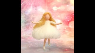 A0295 Angel Fairy Girl Wool Needle Felt for Christmas birthday Gift [upl. by Aitak]