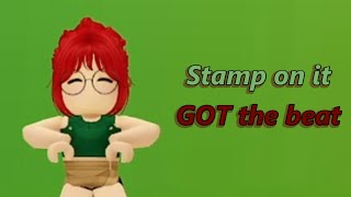 Stamp on it  GOT the beat Dance Cover  Roblox [upl. by Wesla]