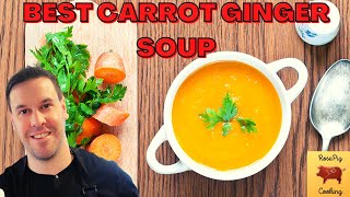 Carrot Ginger Soup With Coconut Milk [upl. by Baggs]