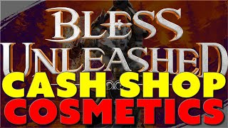 Bless Unleashed Lumena Cash Shop Cosmetics Sneak Preview [upl. by Atima]